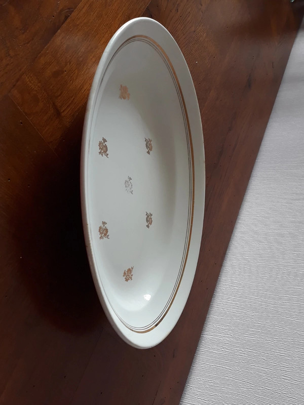 Plat creux ovale marque CARUSO blanc Vinted