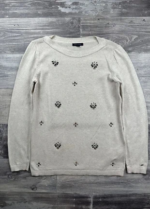 Pull Tommy Hilfiger Crème taille M, brand: Tommy Hilfiger, condizioni: Buone, taglia: M / IT 42 / EU 38, €9.00, €10.15 include la Protezione acquisti Pro