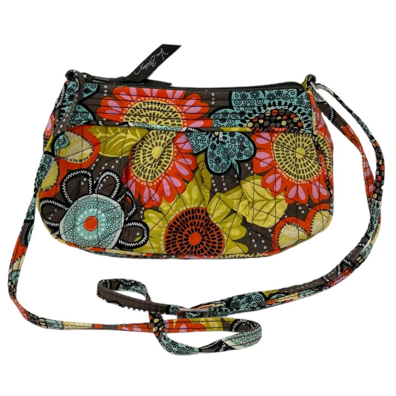 Vera Bradley Flower Shower Frannie Mini Crossbody Floral 1