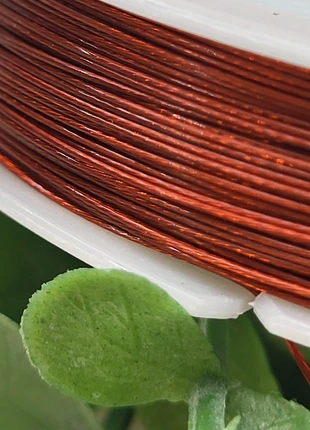 1 bobine fil câblé inox 0,45 mm cuivre 70 m – souple – bijoux DIY, condition: Very good, size: One size, €5.48, €6.45 includes Buyer Protection Pro