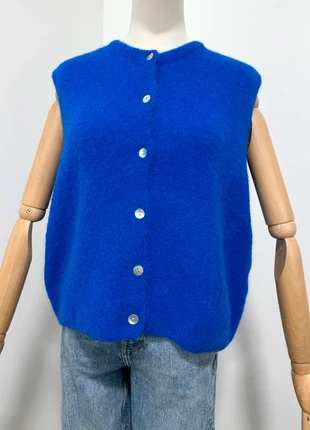 Cardigan sans manches alpaga bleu roi, marque: Alpaga, état: Neuf avec étiquette, taille: Taille unique, 35,00 €, 37,45 € Protection acheteurs (Pro) incluse