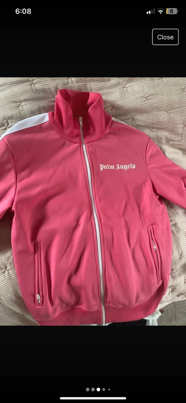 Pink palm angels zip up Vinted