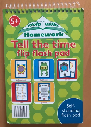 Help with Homework: Tell the time flip flash pad for 5+ yrs., marke: Help with Homework, zustand: Sehr gut, 3,50 €, 4,38 € inklusive Vinted-Käuferschutz