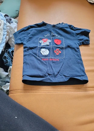 Tee-shirt petit Basque, condition: New without tags, size: 9-12 months / 74 cm, €2.00, €2.80 includes Buyer Protection