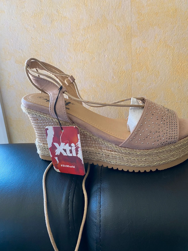 Sandales neuves compens es style espadrilles femme de la marque