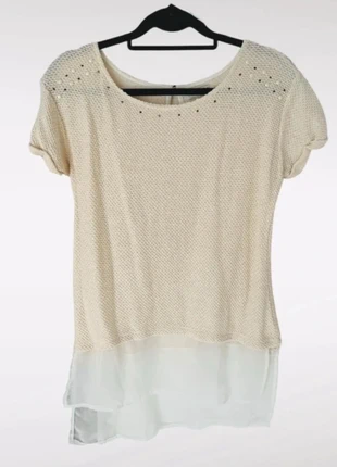 Camisola beje / Pull beige, marca: Pull & Bear, estado: Novo sem etiquetas, tamanho: M / 38 / 10, €7.00, €8.05 inclui Proteção do Comprador