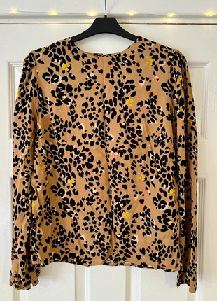 Leopard Print Blouse, brand: Warehouse, condition: Very good, size: L / UK 16-18, £4.00, £4.90 includes Buyer Protection
