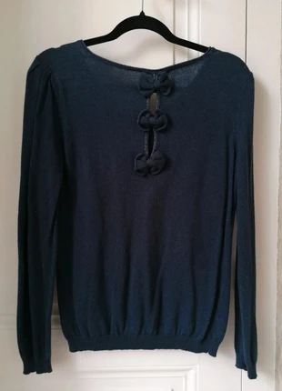 Pull Camaïeu femme 38 – bleu marine chic / Camaïeu sweater 38 navy elegant, merk: Camaïeu, staat: Heel goed, maat: M / 38 / 10, € 4,00, € 4,90 inclusief Kopersbescherming