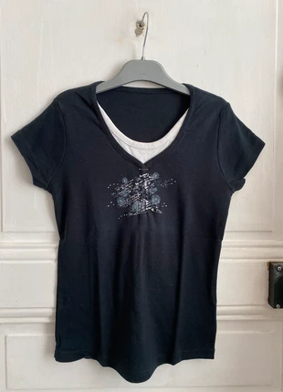 T-shirt superposé y2k, marke: y2k, zustand: Sehr gut, größe: S / 36 / 8, 5,00 €, 5,95 € inklusive Vinted-Käuferschutz