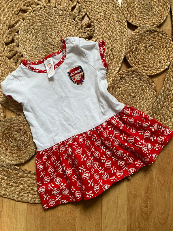 Arsenal London premier league t-Shirt baby Mädchen Tunika 74 1