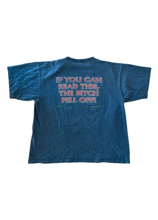 Bitch fell off biker vintage t shirt single stitch black faded distressed usa tes, brand: Vintage, condition: Satisfactory, size: XL, €65.00, €68.95 includes Buyer Protection