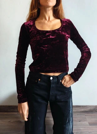 Longsleeve in velluto vintage 💌 S, marque: Vintage Dressing, état: Très bon état, taille: S / 36 / 8, 9,00 €, 10,15 € Protection acheteurs incluse