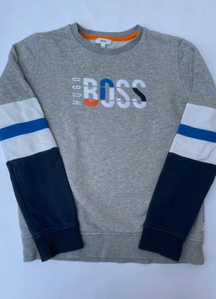 Hoodie Boy’s - Sweat Hugo Boss - Logo brodé - block colors, merk: Hugo Boss, staat: Heel goed, maat: XS, € 12,00, € 13,30 inclusief Kopersbescherming