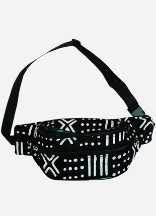 Banane,Tissu Wax, Made in Afrique (fait main), Noir & Blanc  - TU, staat: Heel goed, € 25,00, € 26,95 inclusief Kopersbescherming