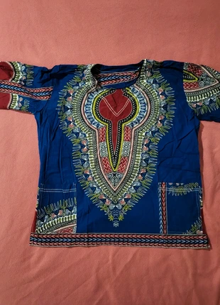 T short dashiki, staat: Heel goed, maat: XL / 42 / 14, € 3,00, € 3,85 inclusief Kopersbescherming