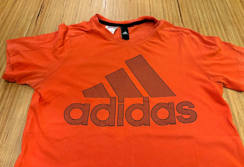 T-shirt Adidas rouge brique 2