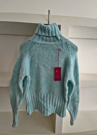 Maglione Dolcevita Crop Azzurro Cielino Morbidissimo Lana (80%) Made in Italy TG S-M, marke: Made In Italy, zustand: Neu, mit Etikett, größe: M / 38 / 10, 13,00 €, 14,35 € inklusive Vinted-Käuferschutz