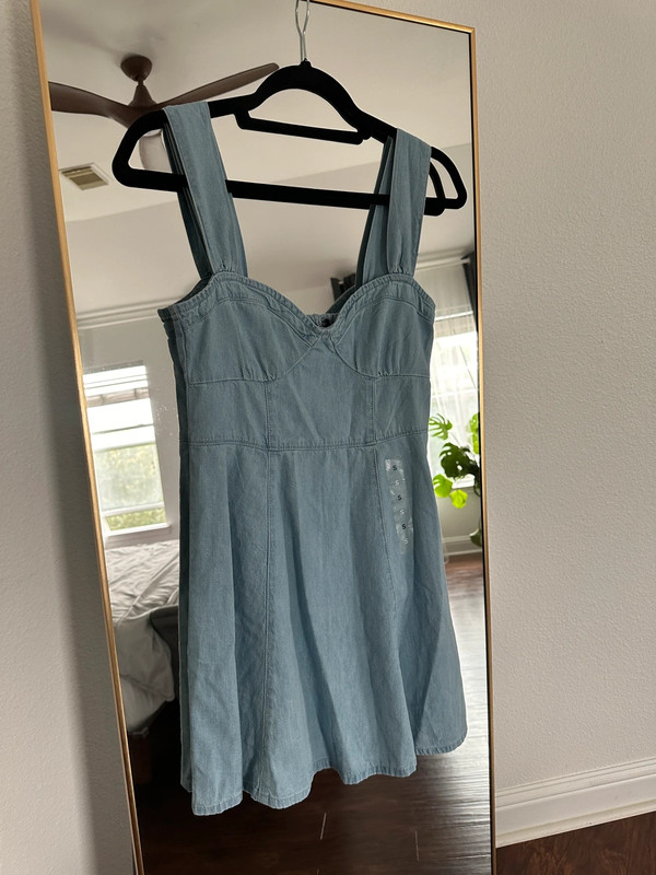 New GAP denim mini dress 1