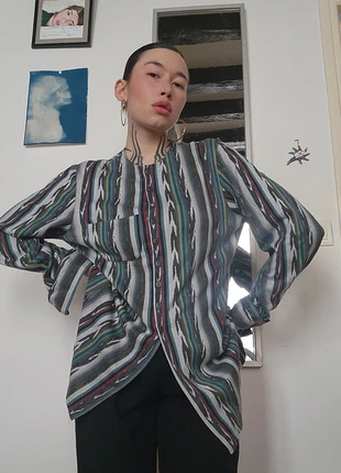 Chemise vintage motif ethnique, marque: Vintage, état: Très bon état, taille: M / 38 / 10, 5,00 €, 5,95 € Protection acheteurs incluse