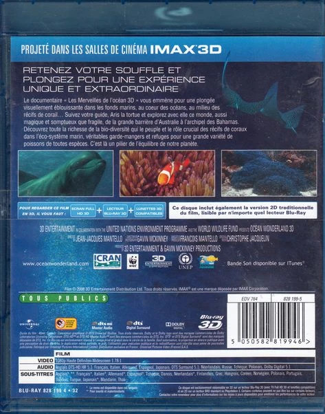 les merveilles de l'ocean 3D 2