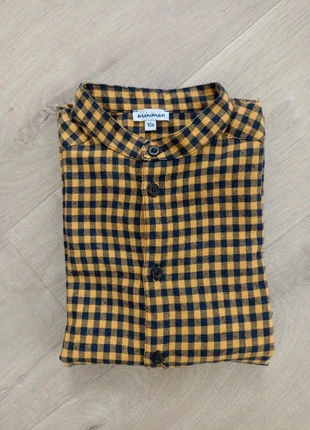 Chemise garçon Miniman vichy jaune – 10 ans, marque: Miniman, état: Très bon état, taille: 10 ans / 140 cm, 3,50 €, 4,38 € Protection acheteurs incluse