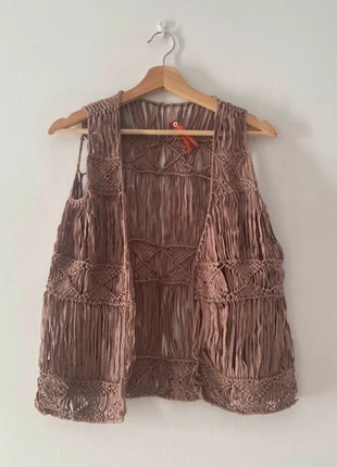 Tintoretto Chaleco marrón - Talla M, marque: Tintoretto, état: Neuf sans étiquette, taille: M / 38 / 10, 18,90 €, 20,55 € Protection acheteurs incluse