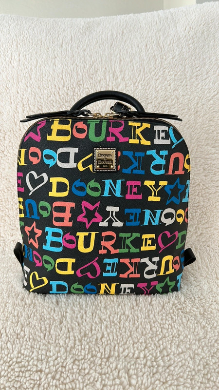 Dooney Bourke Doodle Pod Backpack Black Multicolor Vinted