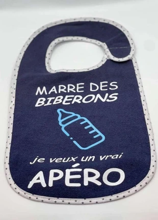Bavoir personnalisé , état: Neuf sans étiquette, 8,00 €, 9,10 € Protection acheteurs (Pro) incluse