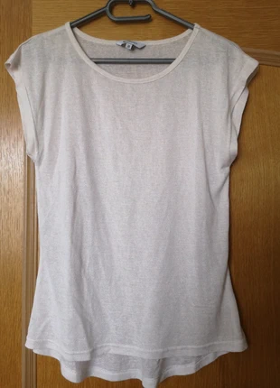 Luftiges T- Shirt in Creme /Weiß/Beige , brand: Greenpoint, condizioni: Ottime, taglia: M / IT 42 / EU 38, €2.50, €3.33 include la Protezione acquisti