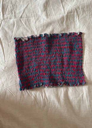 top nido de abeja color rosa y turquesa, brand: Mercadillo de Majadahonda, condition: New without tags, size: XS / 34 / 6, €4.00, €4.90 includes Buyer Protection