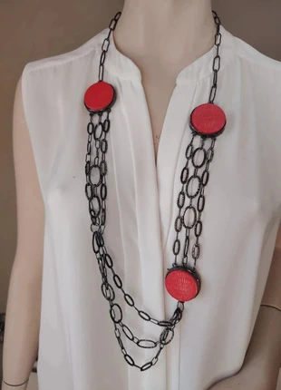 colar metálico, collier métallique, collar metálico, collana metallica, metallic necklace, marca: Local, estado: Bom, €6.50, €7.53 inclui Proteção do Comprador