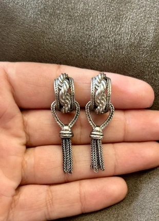 Boucles d’oreilles clips en argent massif ciselé, marca: Argent, estado: Muito bom, €42.95, €45.80 inclui Proteção do Comprador Pro