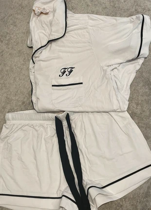 HA Design shorts pyjamas white black embroidered initials FF , brand: HA Design, condition: New without tags, size: S / 8, £30.00, £32.20 includes Buyer Protection