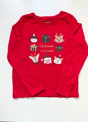 🎄 Haut Fille Kiabi, Taille 6 ans - Style Noël pour une Touche Festive !, marque: Kiabi, état: Très bon état, taille: 6 ans / 116 cm, 5,00 €, 5,95 € Protection acheteurs incluse