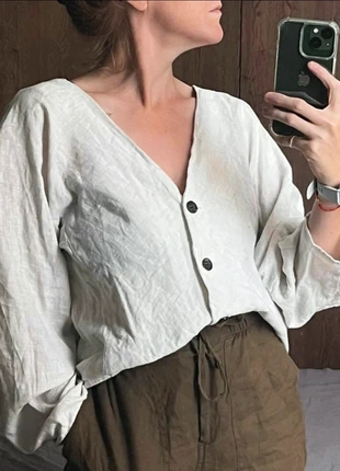 Chemise légère blanc chiné Zara, brand: Zara, condition: Very good, size: L / 40 / 12, €17.00, €18.55 includes Buyer Protection Pro