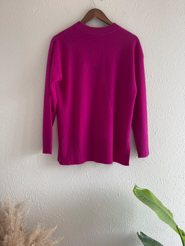 Charter Club Women's 100% Cashmere Drop-hem Sweater Size S 4