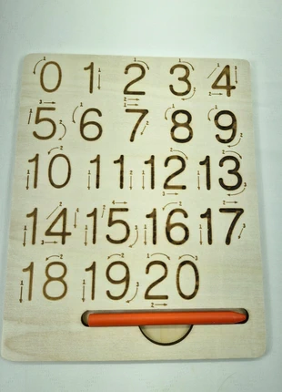 Planche de Traçage recto-verso Montessori, estado: Novo sem etiquetas, tamanho: 24-36 meses / 92 cm, €10.50, €11.73 inclui Proteção do Comprador