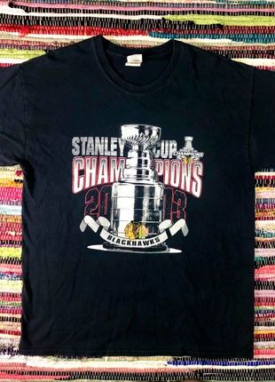T-shirt Hockey US Blackhawks Champions y2k - Taille L, brand: Vintage Dressing, condition: Very good, size: L, €16.00, €17.50 includes Buyer Protection