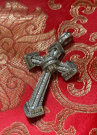 Lovely silver and Krystal cross pendant, condition: New without tags, £3.50, £4.38 includes Buyer Protection