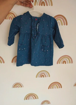 Robe en jeans , marque: Mots d'enfants, état: Très bon état, taille: 1-3 mois / 56 cm, 2,00 €, 2,80 € Protection acheteurs incluse