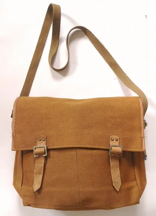 Sac bandouliere toile canvas messenger bag borsa tracolla bolsa hombro schoudertas, marque: vintage Brown canvas webbing messenger bag satchel, état: Très bon état, 49,00 €, 52,15 € Protection acheteurs incluse