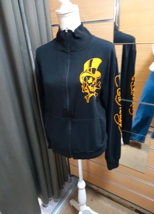 Sweat  zippé c audigier, marque: Christian Audigier, état: Très bon état, taille: L / 40 / 12, 50,00 €, 53,20 € Protection acheteurs (Pro) incluse