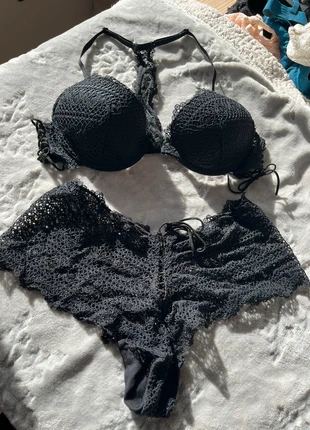 Ensemble de sous vêtement Undiz dentelle noire boxer neuf femme taille M, marke: Undiz, zustand: Neu, mit Etikett, größe: M / 38 / 10, 10,00 €, 11,20 € inklusive Vinted-Käuferschutz