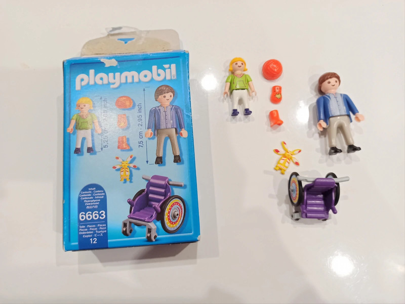 Playmobil City Life Patient en fauteuil roulant