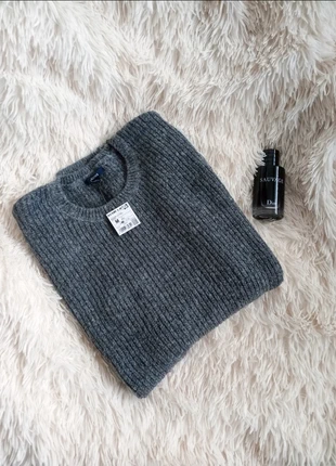 Pull basique neuf gris en maille épaisse, douce et chaude pour homme, brand: Kiabi, condition: New with tags, size: M, €20.00, €21.70 includes Buyer Protection