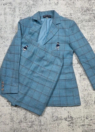 Ensemble Blazer S Jupe M Georgia Studio x Disney Mini Laine Bleu Vintage Old Money Retro Collector, marke: Disney, zustand: Sehr gut, größe: S / 36 / 8, 150,00 €, 158,20 € beinhaltet Vinted-Käuferschutz Pro