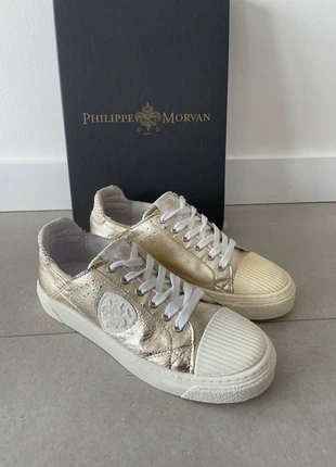 Baskets dorées 37 Philippe Morvan, merk: Philippe Morvan, staat: Nieuw met prijskaartje, maat: 37, € 19,00, € 20,65 inclusief Kopersbescherming