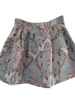 Tania Dexters – Brokaatrokje met Barokprint | Maat 38 | Zeer Goede Staat, marque: Tanja dexters, état: Très bon état, taille: M / 38 / 10, 5,00 €, 5,95 € Protection acheteurs incluse