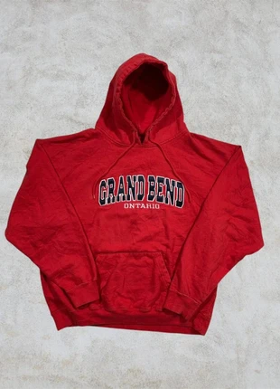 Pull à capuche/hoodie university ontario vintage brodé y2k 90’s usa embroided size l, marca: Vintage Dressing, estado: Muito bom, tamanho: L, €15.00, €16.45 inclui Proteção do Comprador