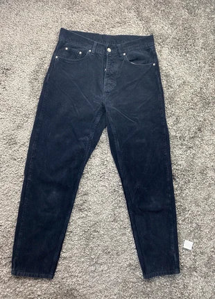 Pantalon en velours côtelé carhartt bleu marine taille W29, marque: Carhartt, état: Très bon état, taille: W29 | FR 38, 38,00 €, 40,60 € Protection acheteurs incluse